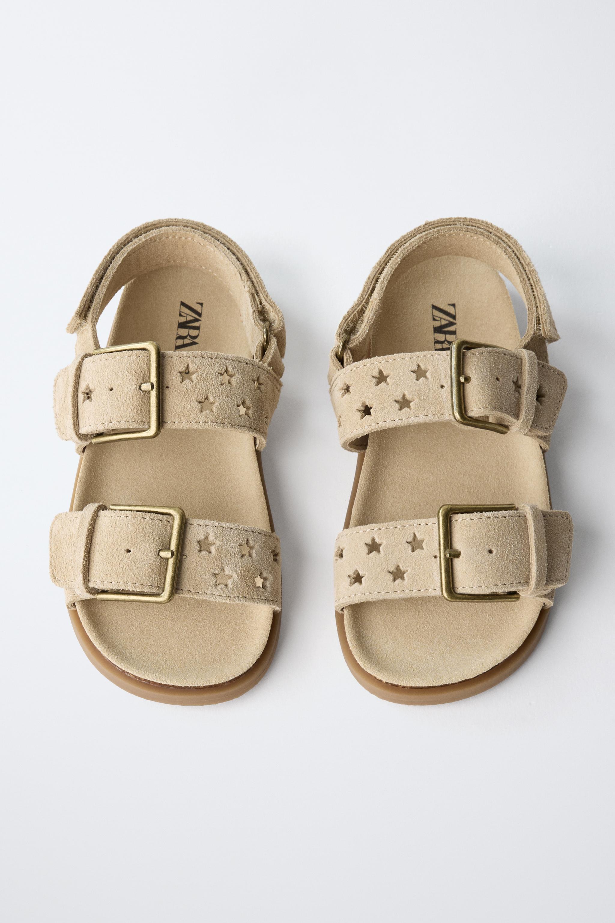 STAR LEATHER SANDALS